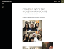 Tablet Screenshot of insidetheindustry.net